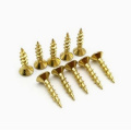 Cross recessed chipboard screws with pointed tip